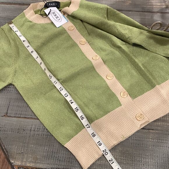 Matcha Green Cardigan NEW - Picture 9 of 10